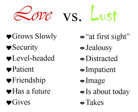 Love vs Lust: How to Tell the Difference